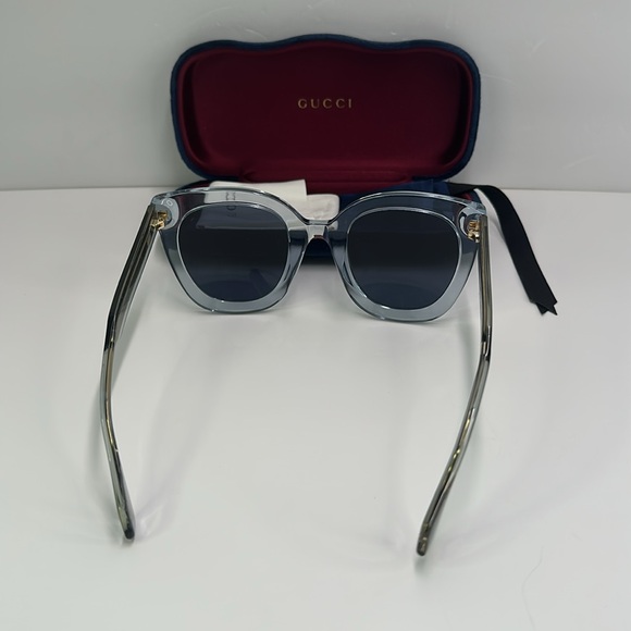 💯- New Authentic Gucci™ GG0564S 003 51 - Light-Blue - Picture 9 of 16